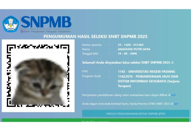 Penerimaan Siswa Jalur  SNPMB 2025